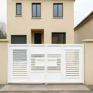 درب مدرن لیلاک فلزی مشکی