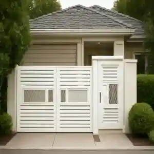 درب مدرن موریس فلزی ساده