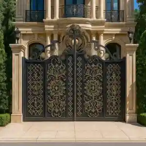 درب مدل میخک فرفورژه کلاسیک