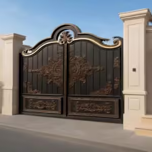 درب مدل گل آرا فرفورژه لوکس