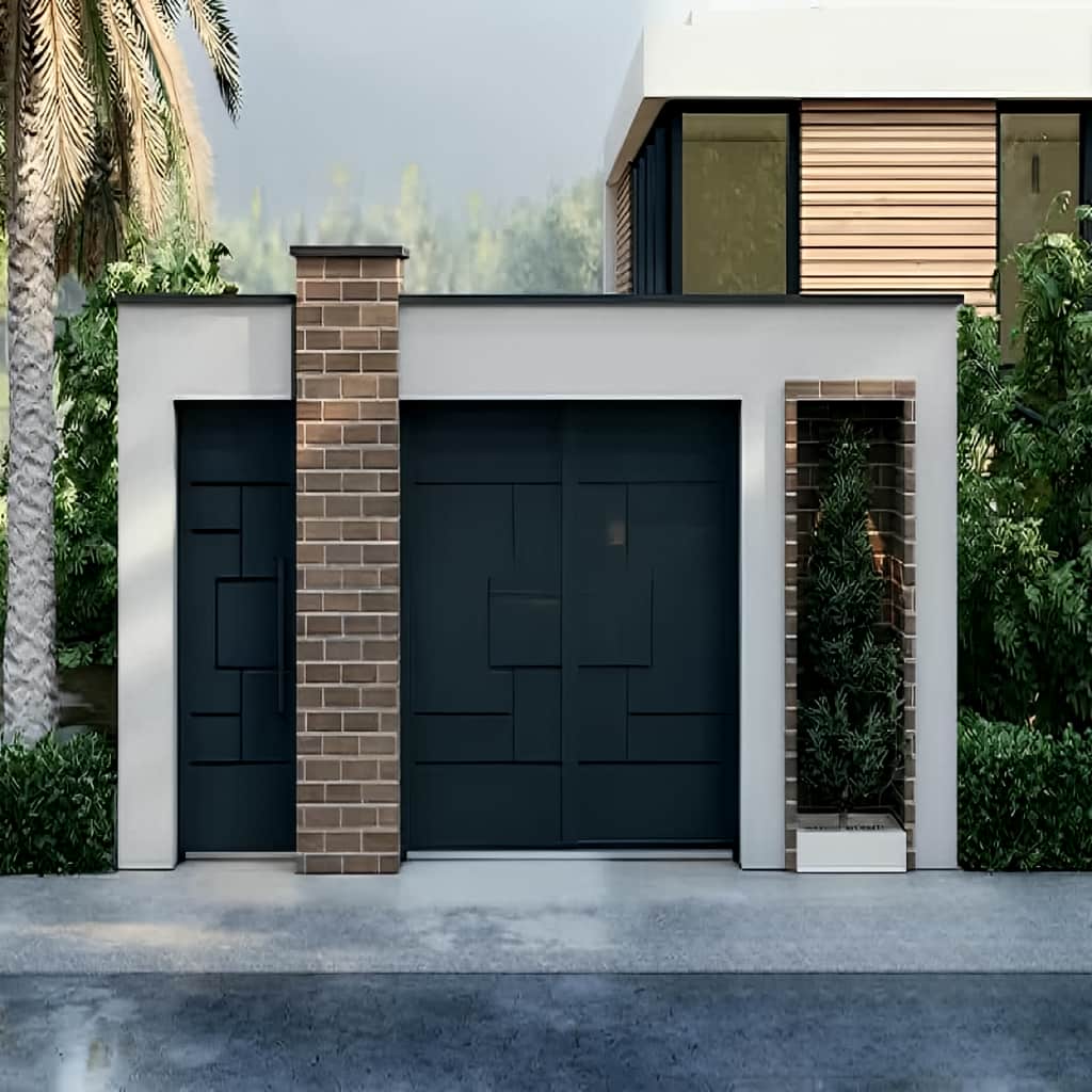 سفارش درب مدرن دیلایت مستطیل رعدجوش