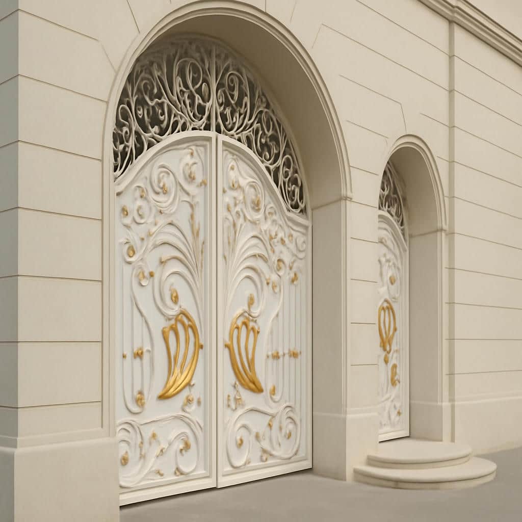 درب مدل پروانه فرفورژه فلزی