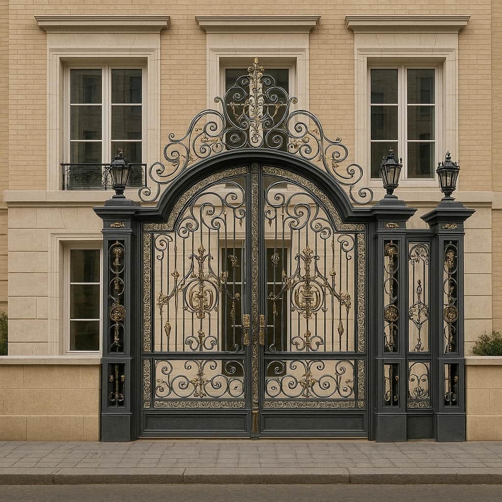 درب مدل پیچک فرفورژه کلاسیک