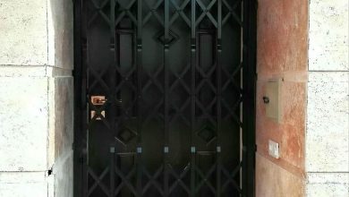 درب آکاردئونی حفاظ آپارتمان در سمنان