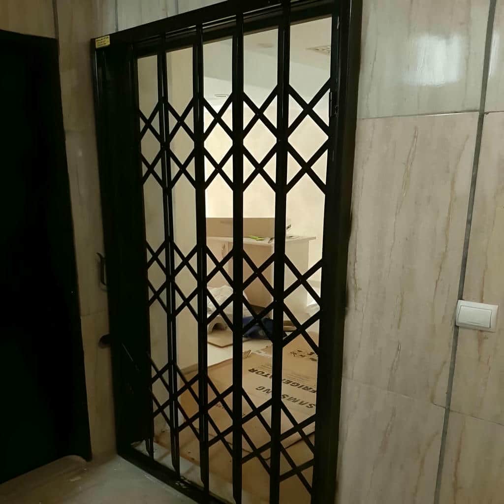 خرید حفاظ آکاردئونی آپارتمان طرح تقویت شده در مهرشهر کرج