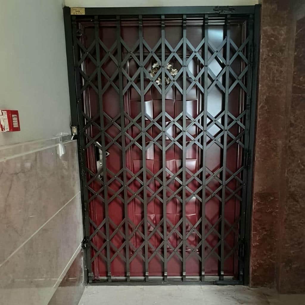 خرید درب آکاردئونی حفاظ آپارتمان دوگل در فیروزکوه