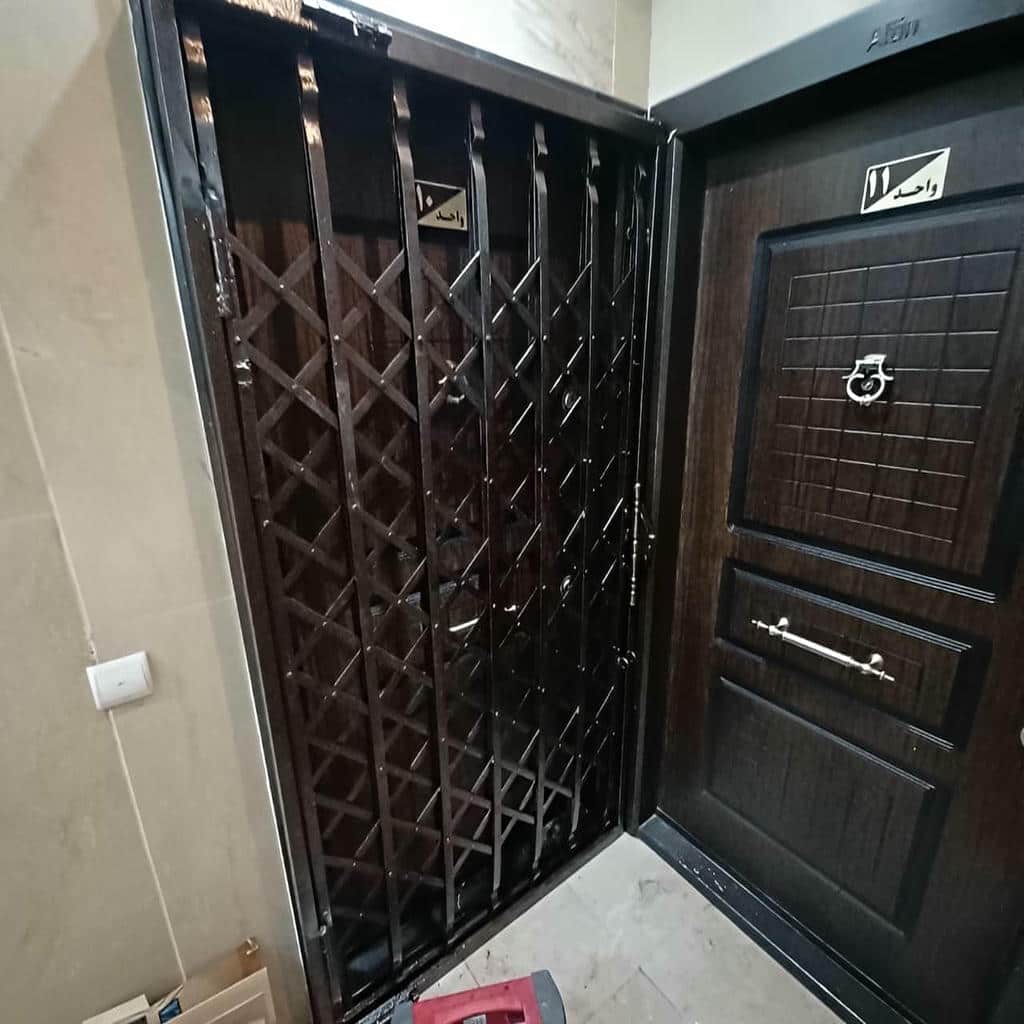 خرید حفاظ آکاردئونی آپارتمان طرح تقویت شده در عظیمیه کرج