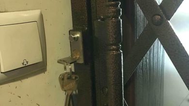 درب آکاردئونی حفاظ آپارتمان در نظرآباد
