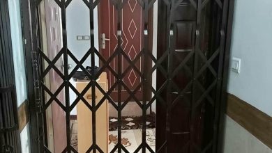 درب آکاردئونی حفاظ آپارتمان در اصفهان