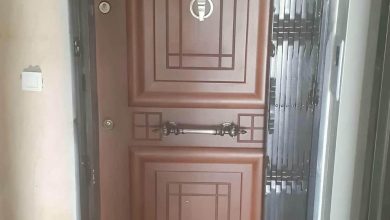 درب آکاردئونی حفاظ آپارتمان در مریوان