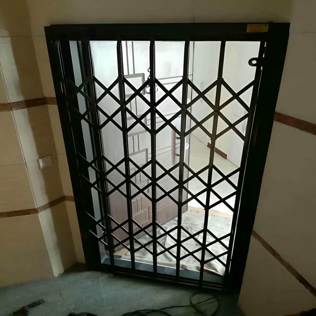 خرید درب آکاردئونی حفاظ آپارتمان طرح تقویت شده در تبریز