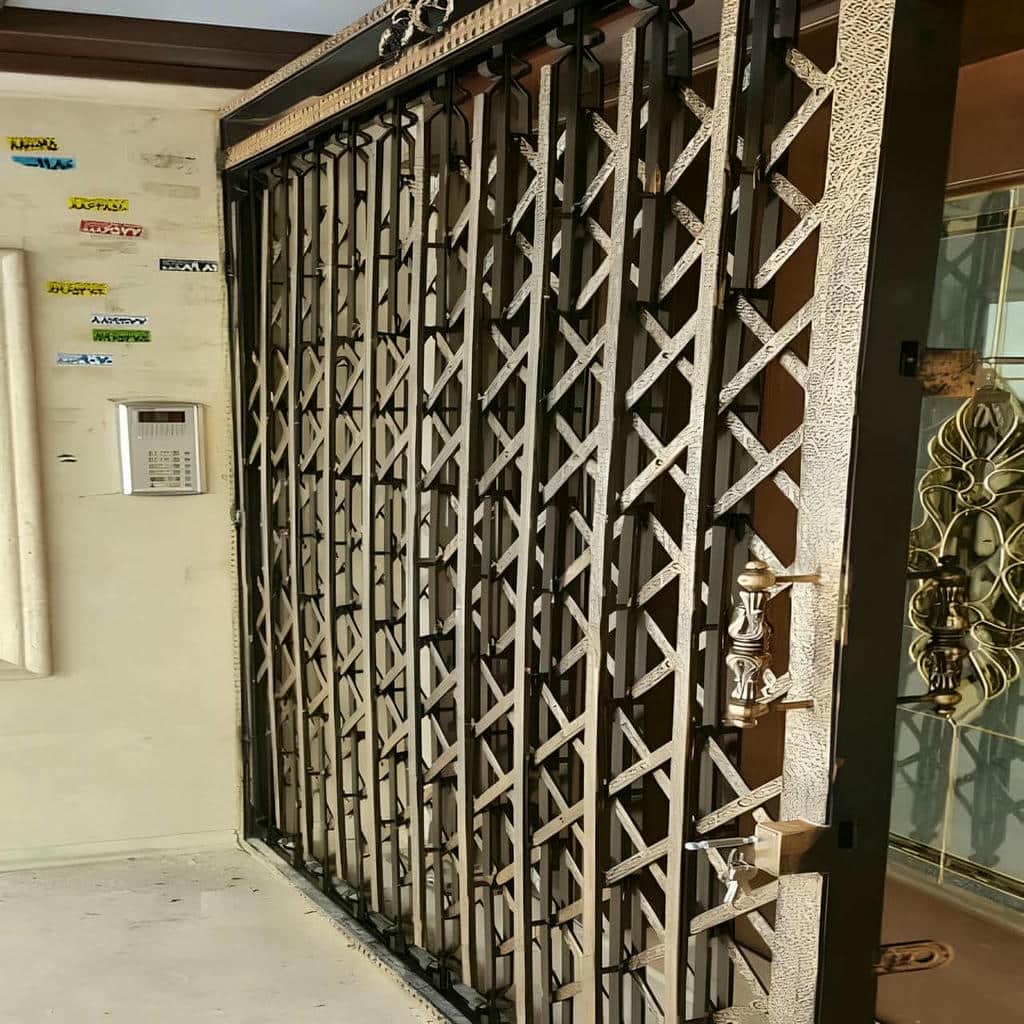 خرید درب آکاردئونی طرح تقویت شده در کرمان