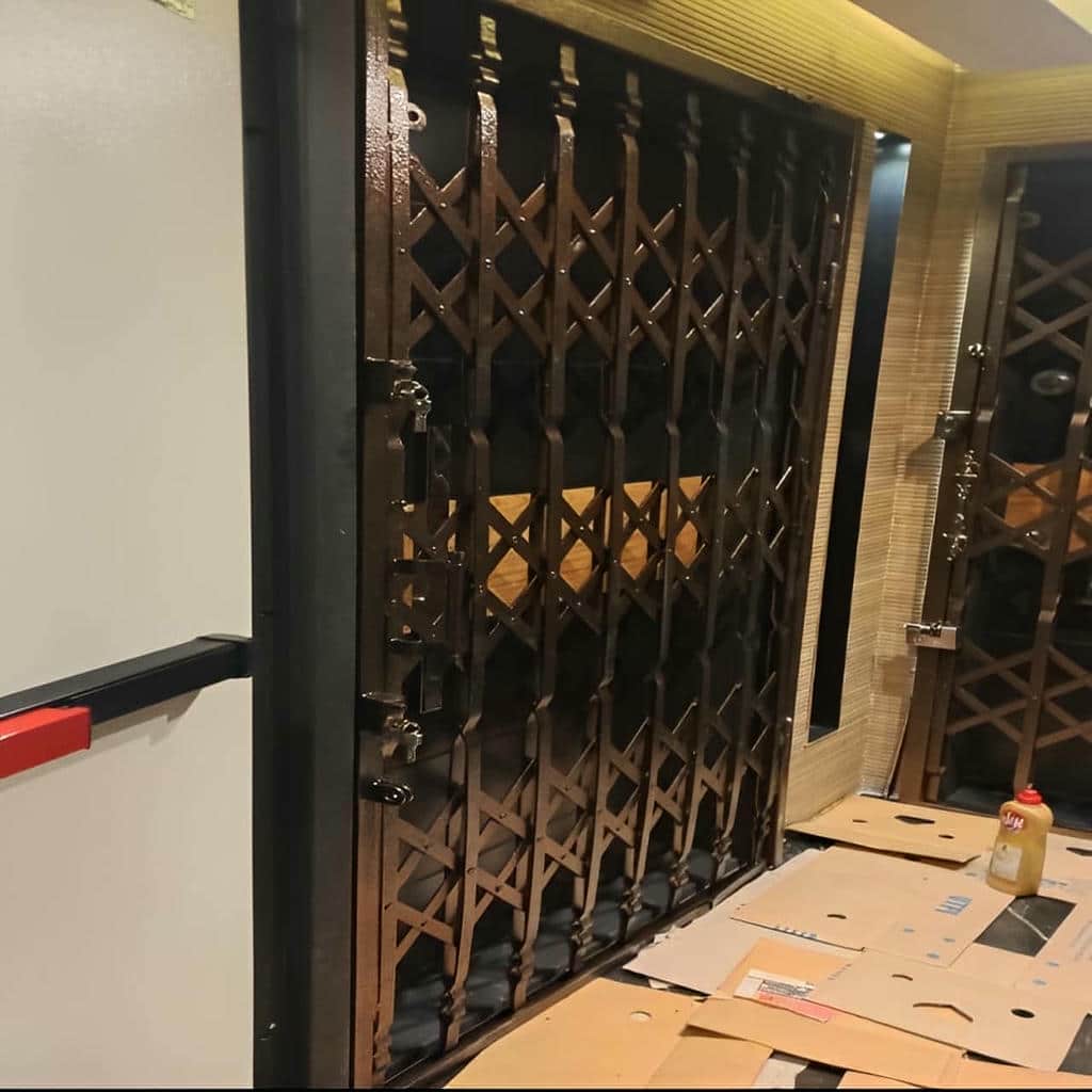 خرید درب آکاردئونی حفاظ آپارتمان دوگل در شهریار