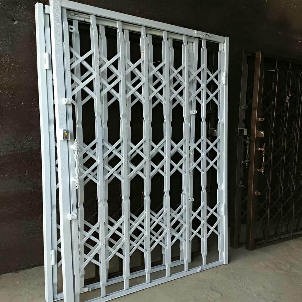 خرید درب آکاردئونی حفاظ آپارتمان طرح تقویت شده در آبسرد