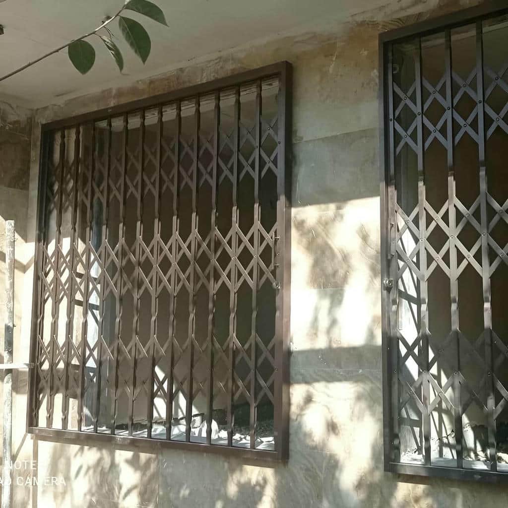 خرید درب آکاردئونی حفاظ آپارتمان طرح تقویت شده در رشت