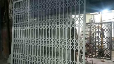 درب آکاردئونی حفاظ آپارتمان در طالقان