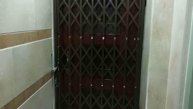 حفاظ آکاردئونی آپارتمان در فردیس کرج