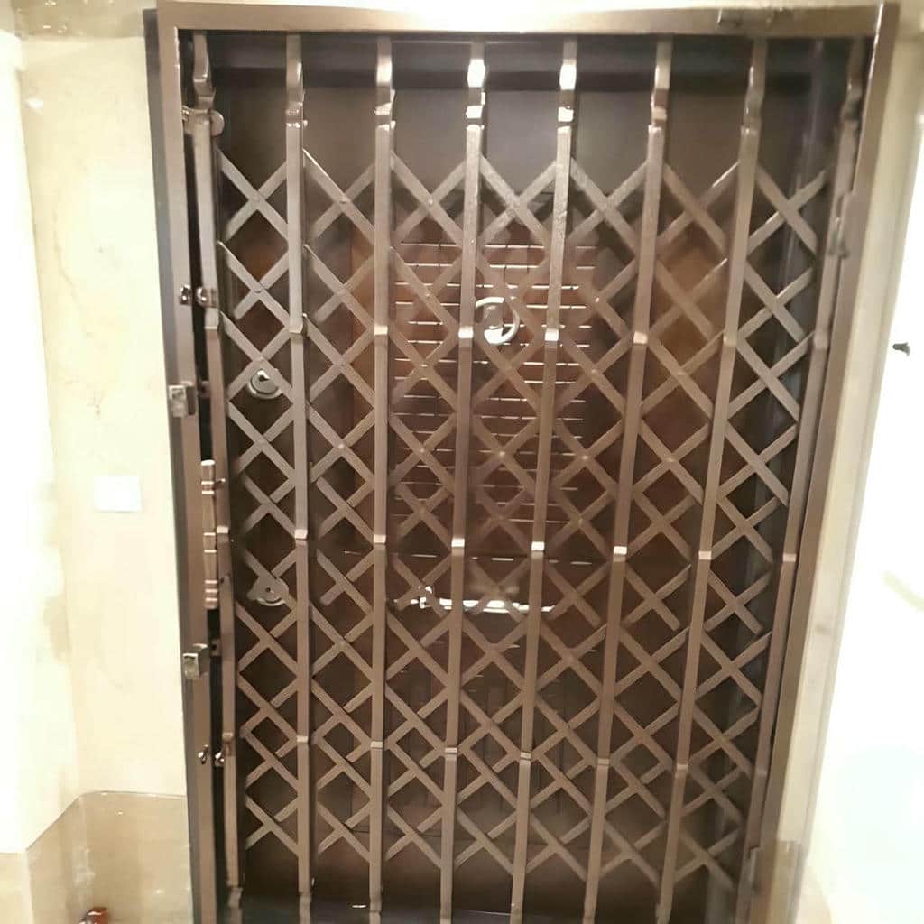 خرید درب آکاردئونی حفاظ آپارتمان دوگل در بیرجند