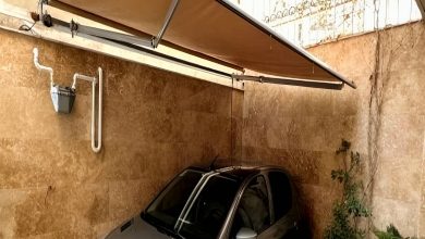 سایه بان برقی در نیشابور