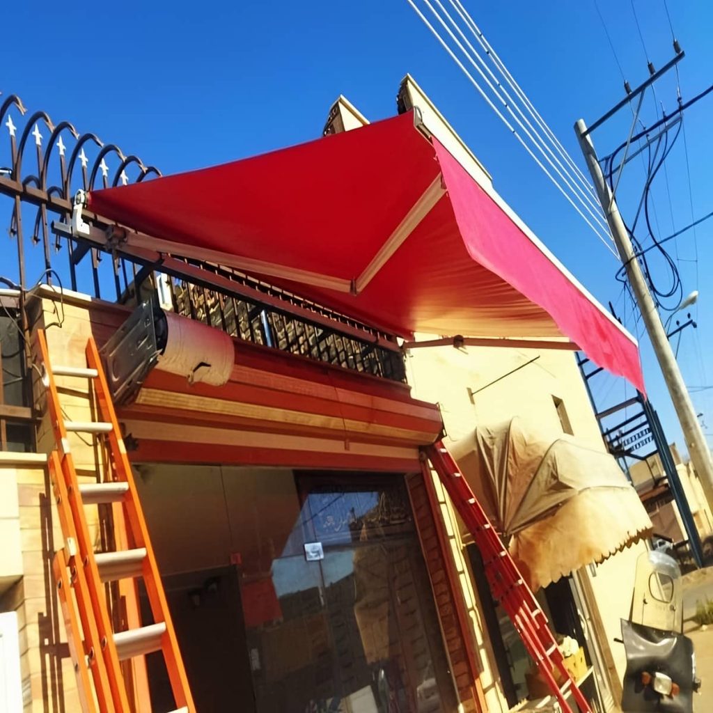 کارخانه سایه بان برقی اتوماتیک موتور برقی در اشتهارد