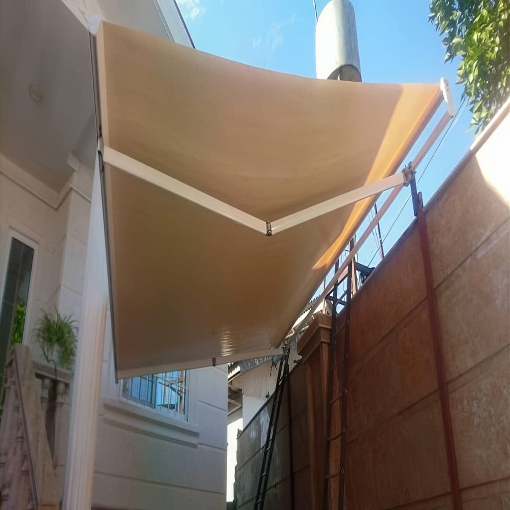 کارخانه سایه بان برقی موتور برقی در اهواز