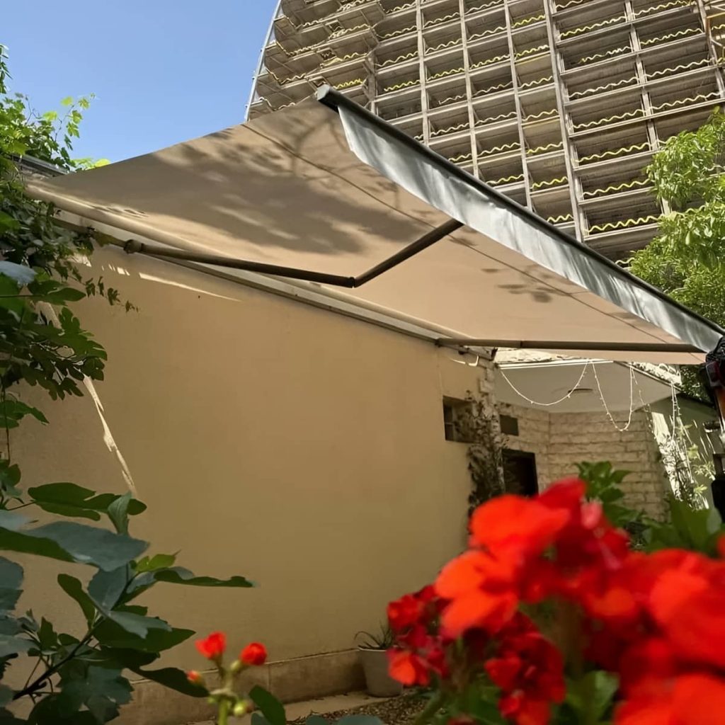 فروش سایه بان برقی اتوماتیک پارچه ضد UV در اراک