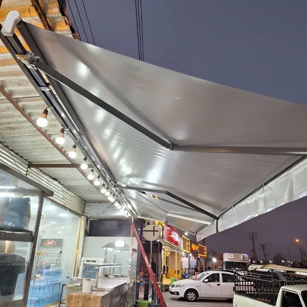 کارخانه سایبان برقی پارچه ضد UV در بندرعباس