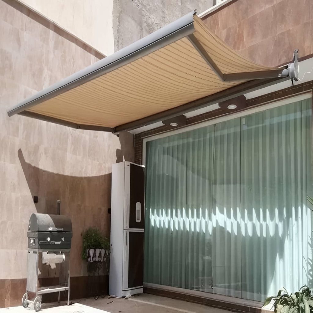 خرید سایه بان برقی اتوماتیک بازویی در اشتهارد