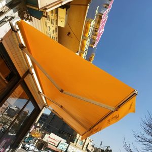 سایه بان برقی اتوماتیک در فشم