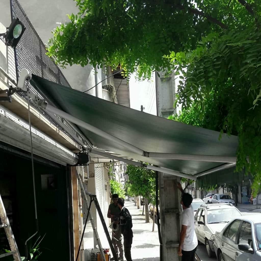 کارخانه سایه بان برقی اتوماتیک مغازه در گرگان کارخانه سایه بان برقی اتوماتیک مغازه در گرگان