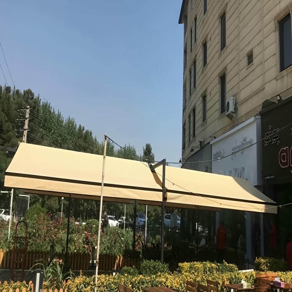 خرید سایه بان برقی اتوماتیک سازه مقاوم در شیراز