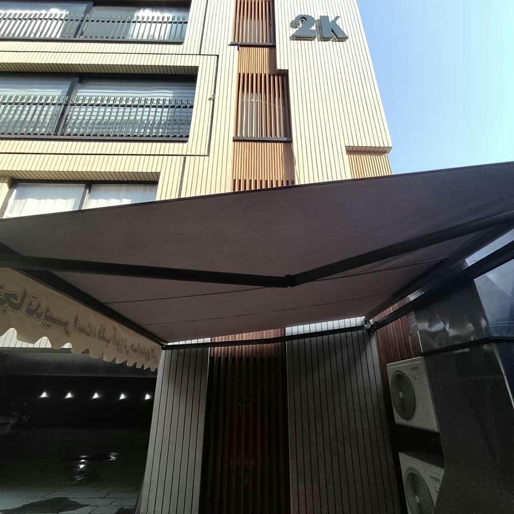 خرید سایبان برقی مغازه در سمنان