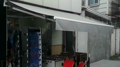 سایه بان برقی اتوماتیک در یزد