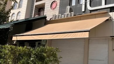 سایه بان برقی اتوماتیک در بابل