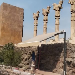 سایه بان برقی اتوماتیک در گرگان
