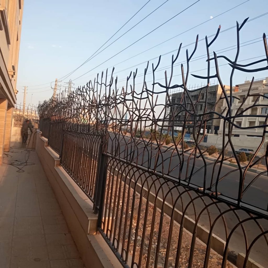 نصب حفاظ شاخ گوزنی میلگرد ضخیم در نوشهر