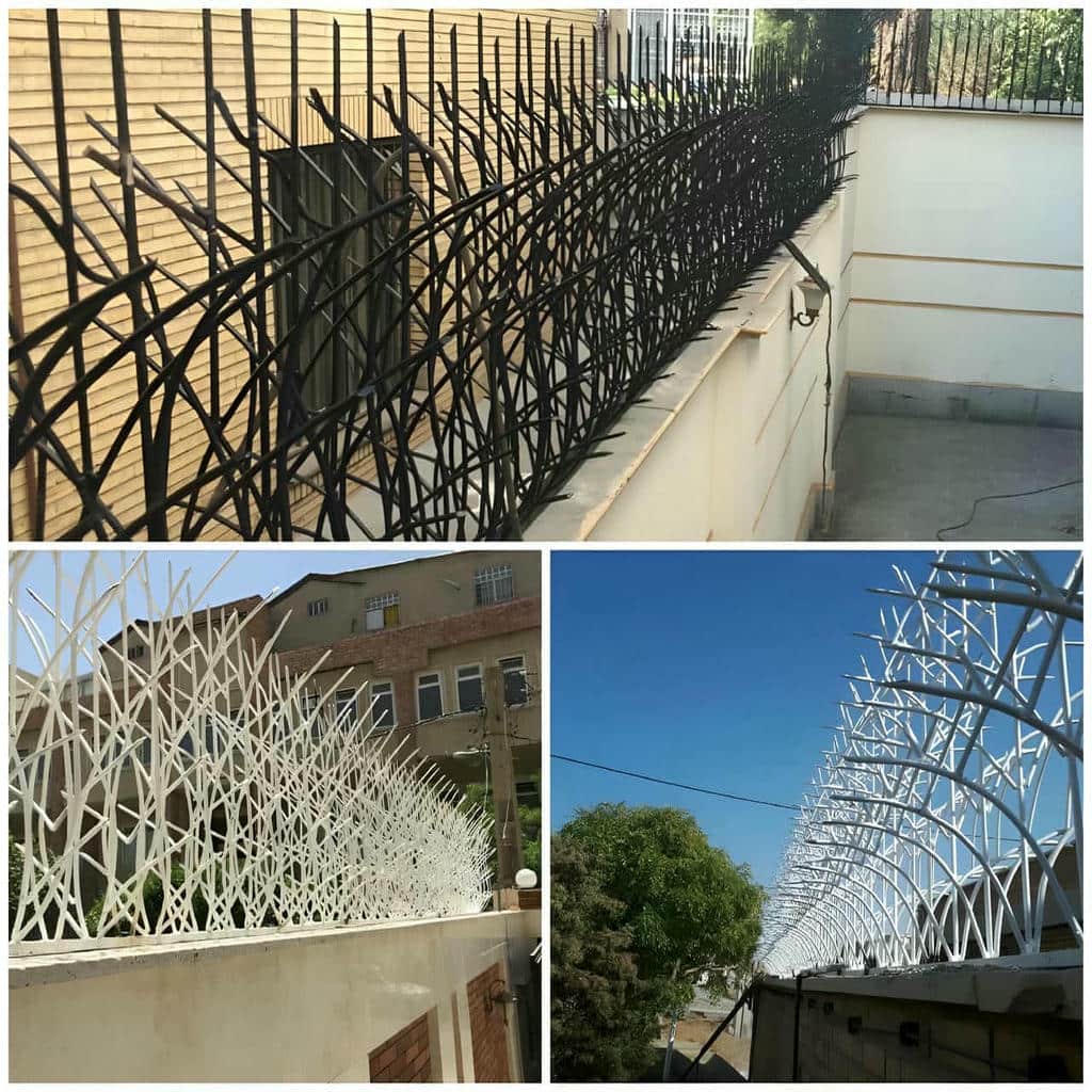 نصب حفاظ شاخ گوزنی میلگرد ضخیم در ارومیه