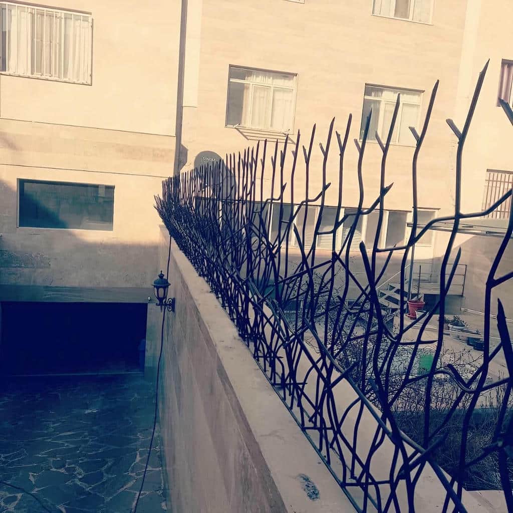 نصب حفاظ شاخ گوزنی میلگرد ضخیم در نیشابور