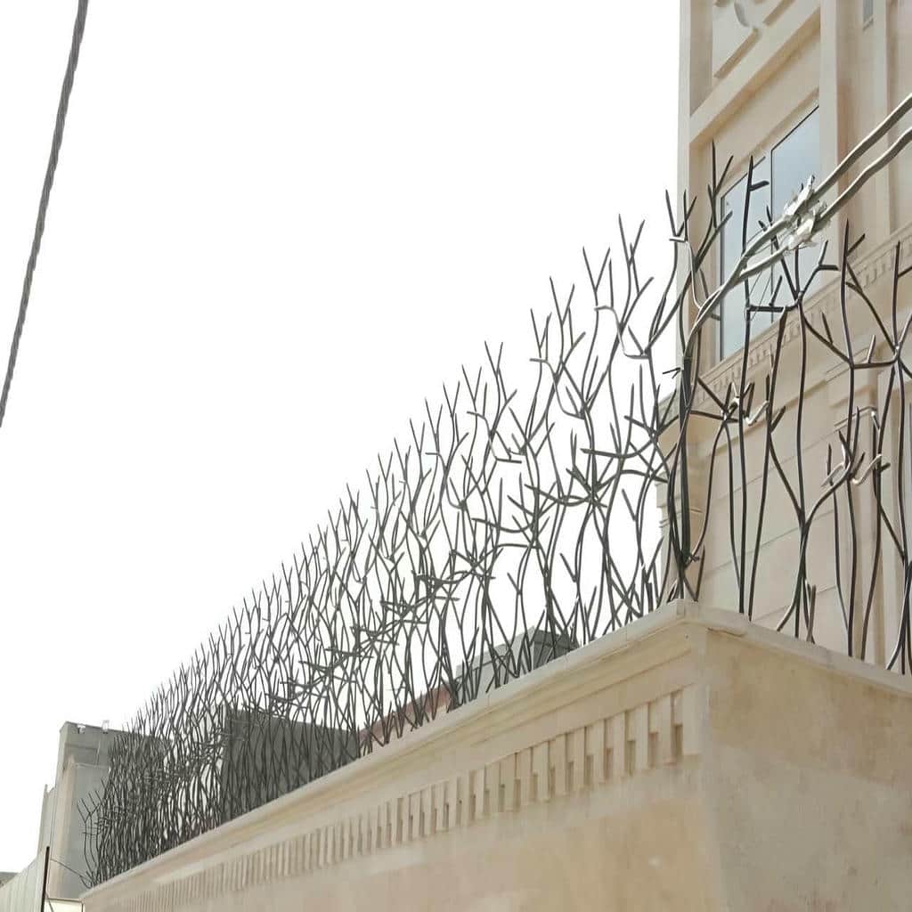 نصب حفاظ شاخ گوزنی میلگرد ضخیم در تبریز