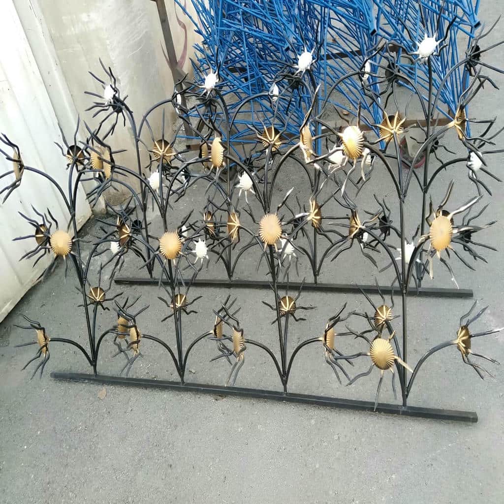 نصب حفاظ شاخ گوزنی دیوار نوک تیز در کیش