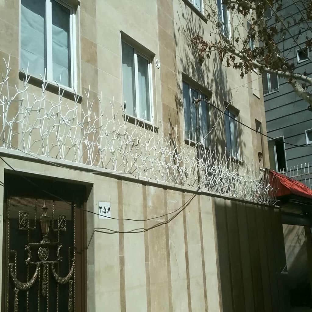 نصب حفاظ شاخ گوزنی نوک تیز در گرگان