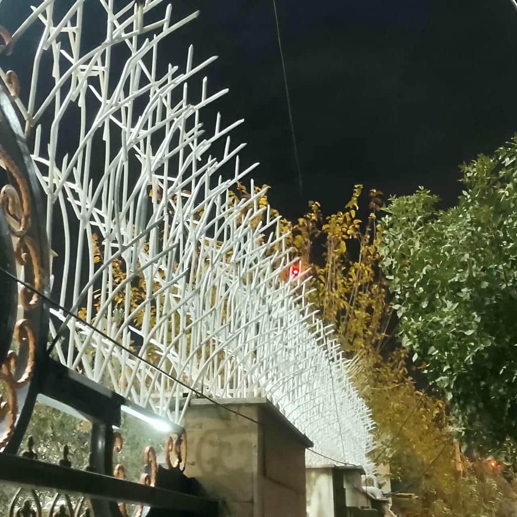 نصب حفاظ شاخ گوزنی میلگرد ضخیم در استان مازندران