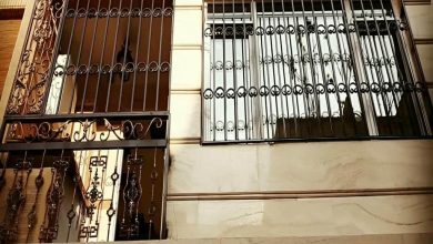 حفاظ پنجره نرده آهنی در طالقان