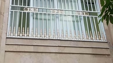 حفاظ پنجره نرده آهنی در سمنان