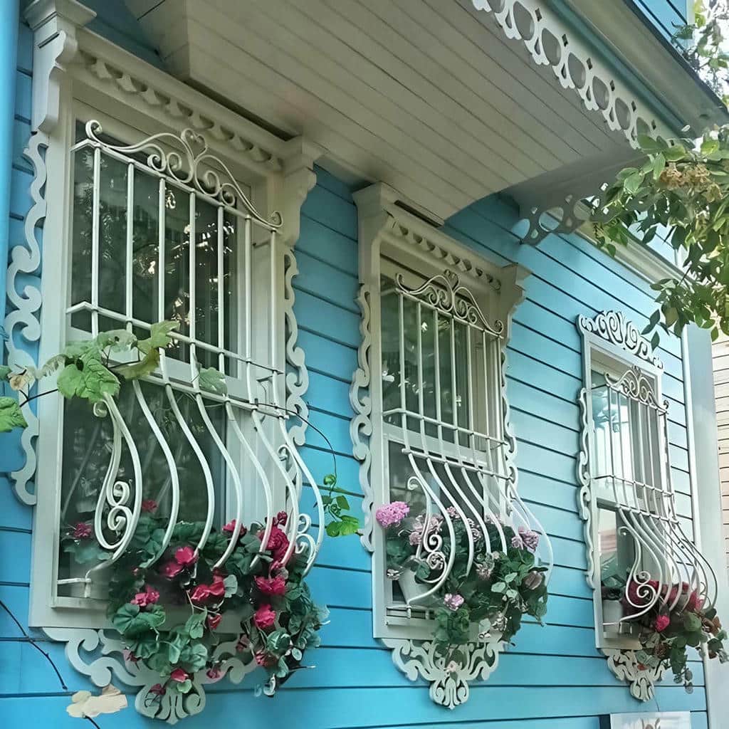 نصب حفاظ پنجره نرده آهنی بازشو در سیرجان