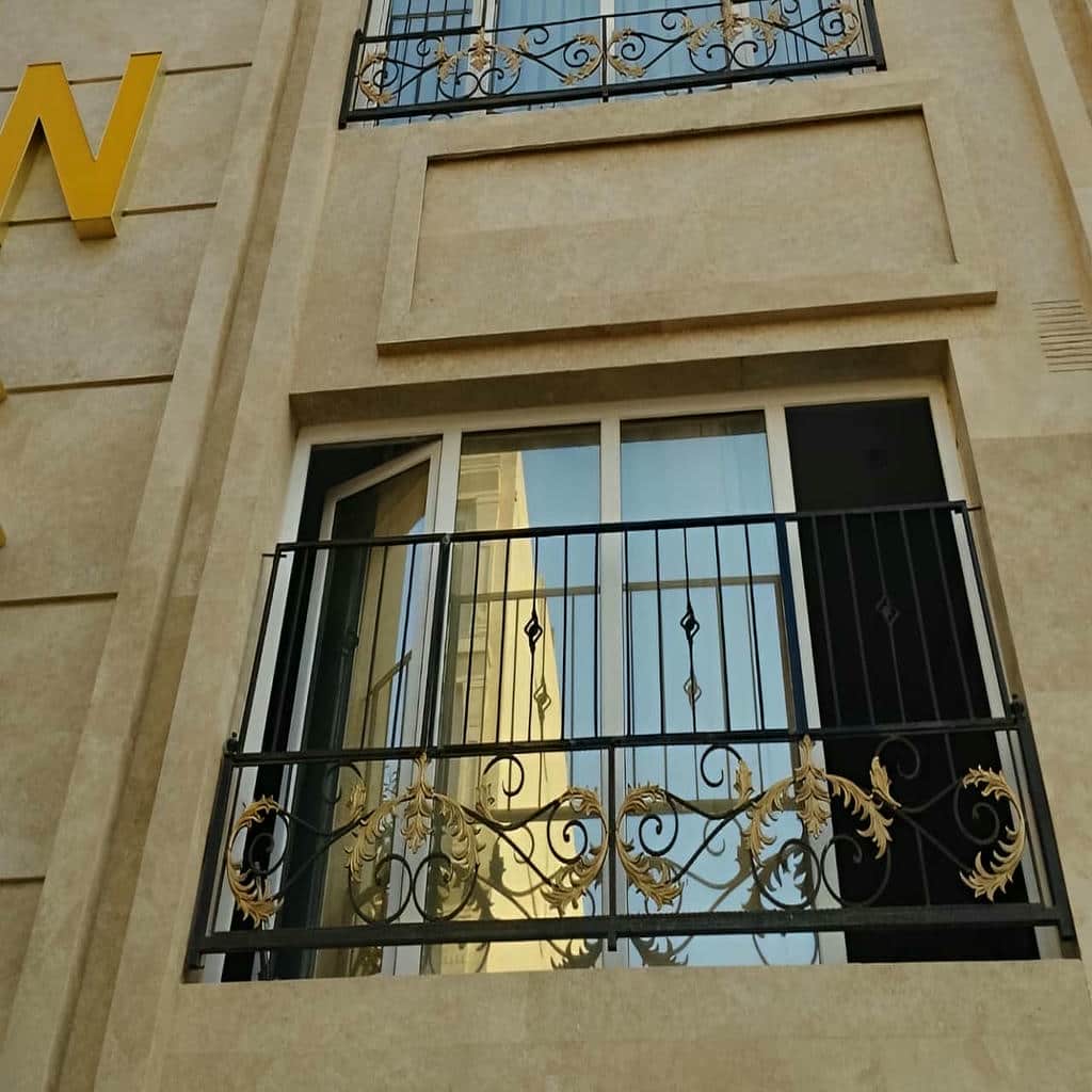 قیمت حفاظ پنجره نرده آهنی فرفورژه در شیراز