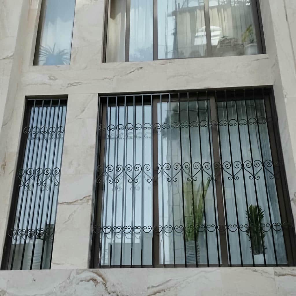 فروش حفاظ پنجره نرده آهنی فرفورژه در هشتگرد