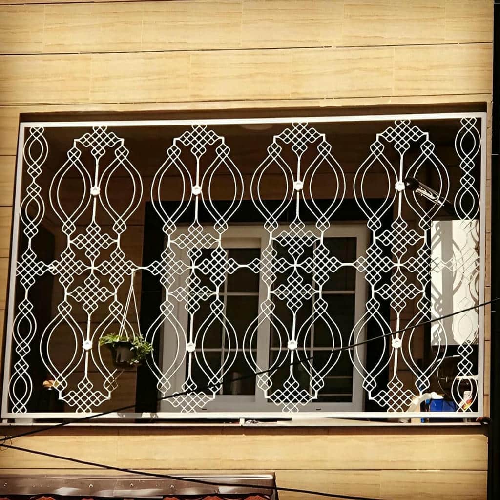 کارخانه حفاظ پنجره نرده آهنی ویلایی در ایرانشهر