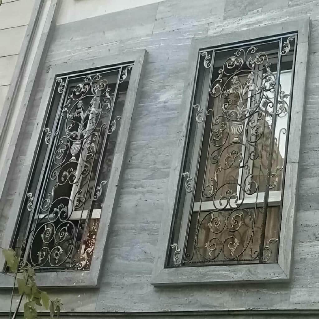 حفاظ پنجره نرده آهنی در رفسنجان