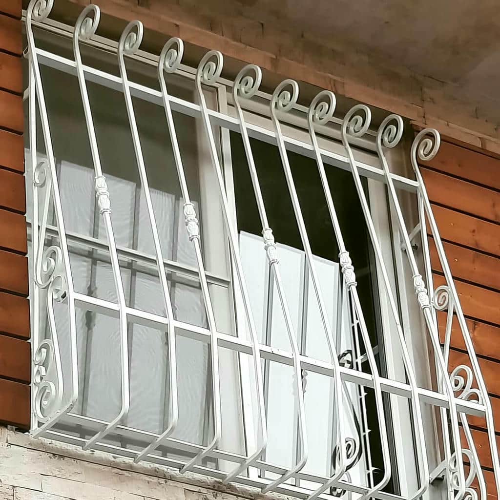 قیمت حفاظ پنجره نرده آهنی فرفورژه در کردان